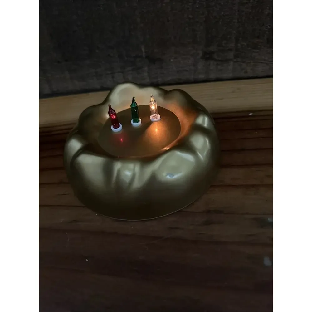 Vintage Avon Gift Collection Twinkling Christmas Tree Decoration 8.5” In Box